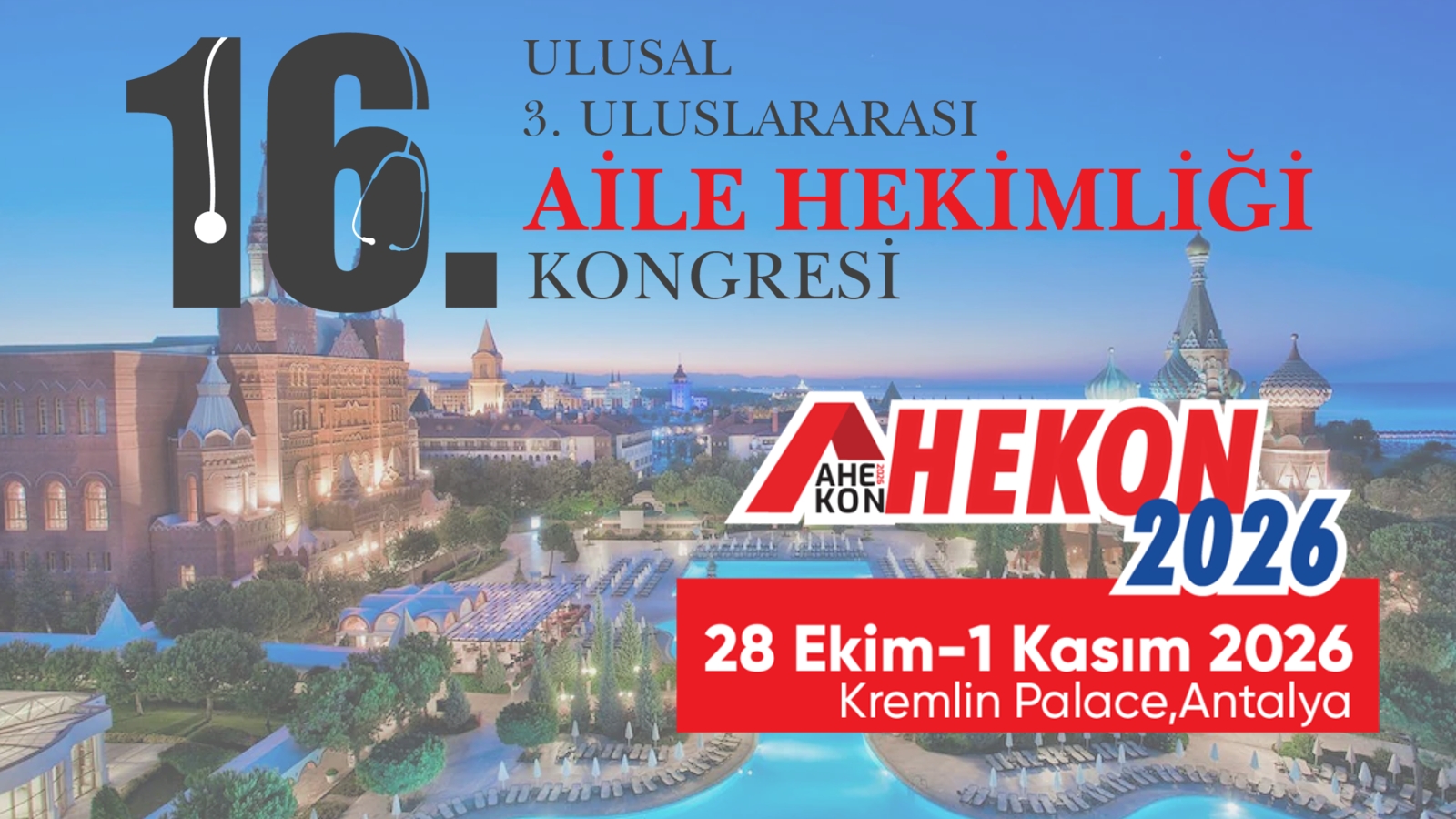 AHEKON 2026 kongre duyurusu