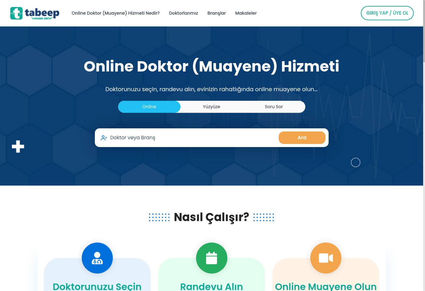 Tabeep web sitesi